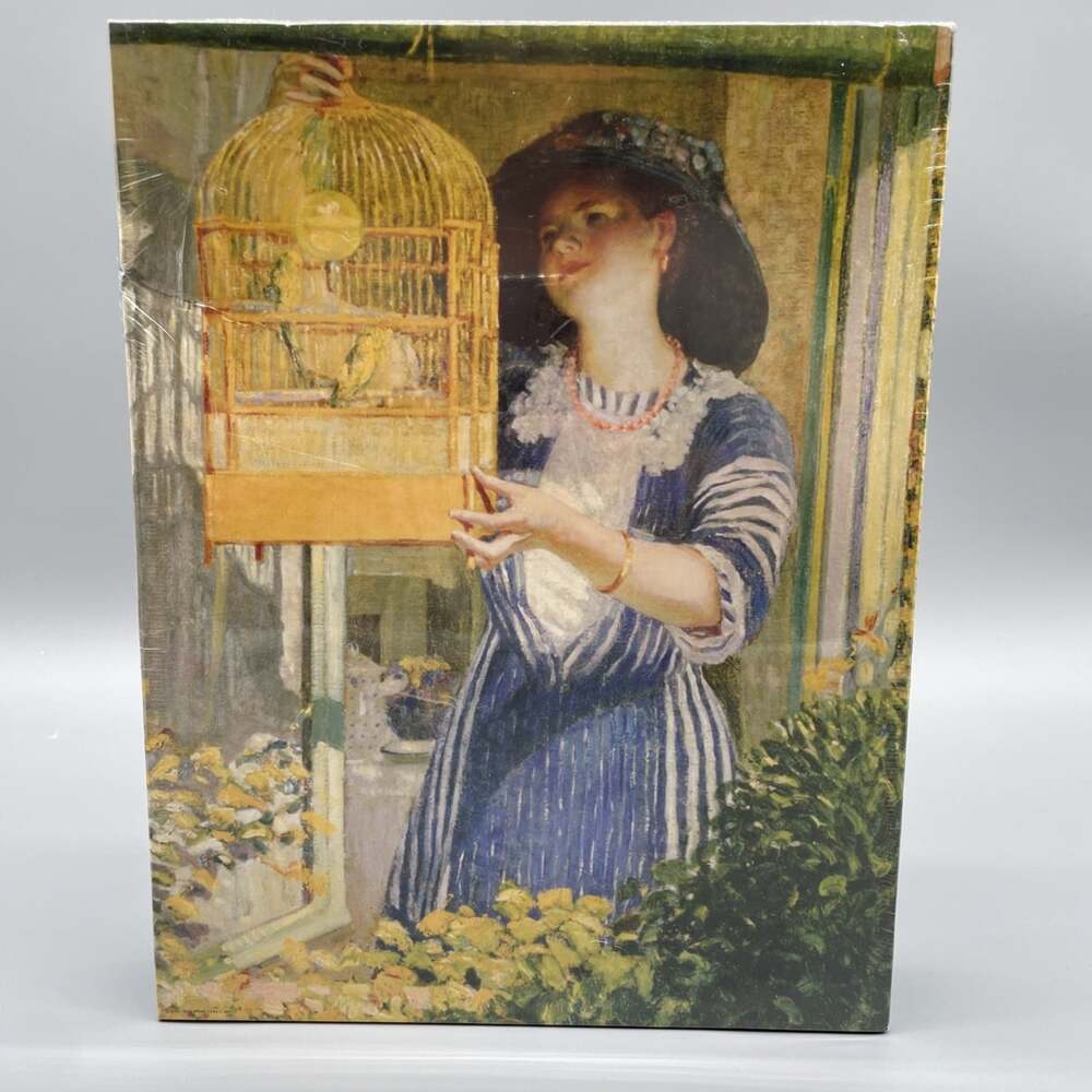 Vtg. Springbok “The Bird Cage” Friesake 500 Piece Jigsaw Puzzle Hallmark New HTF